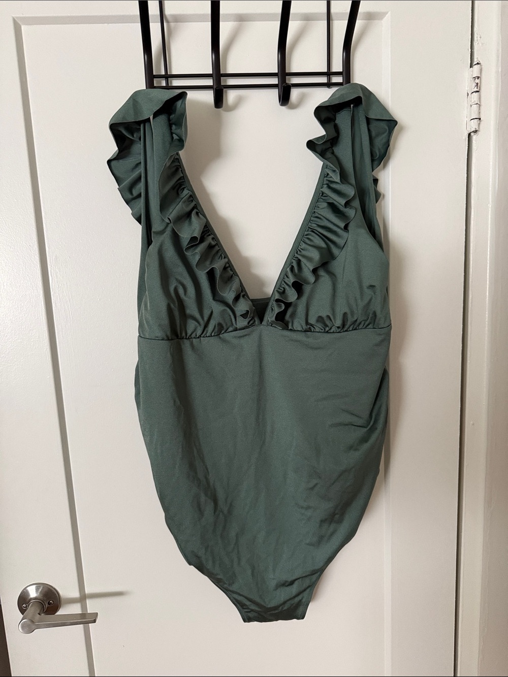 H&M Maternity Sage Green One-Piece Swimsuit